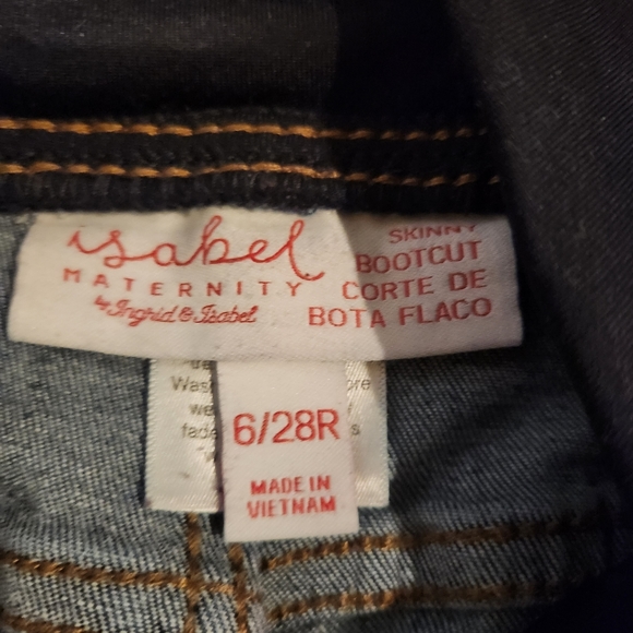 3 pairs Isabel maternity boot cut jeans - Picture 2 of 5